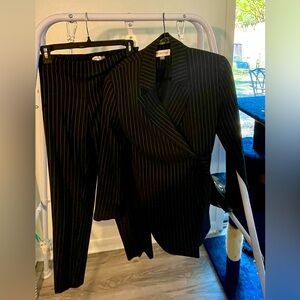 Calvin Klein pinstripe matching suit